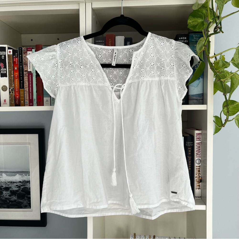 White Tie Blouse ❤️